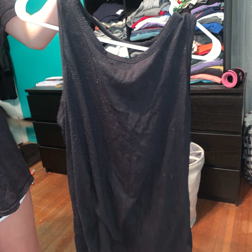 Black Victoria’s Secret ladder back tank top